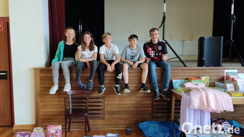 Viel Spaß hatten die Kinder beim Ferienprogramm der Marktgemeinde Mähring und des OWV Griesbach. Bild: Roswitha Rödl/exb