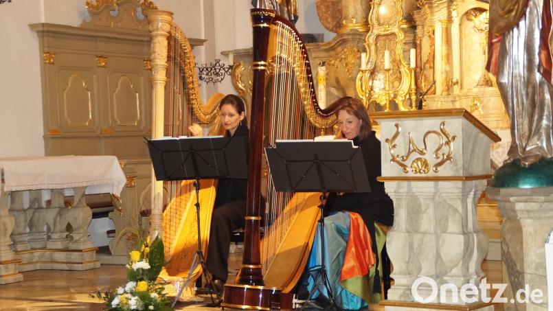 Johanna und Veronika Ponzer, die bereits im vergangenen Jahr in der Pfarrkirche Oberviechtach aufgetreten sind, beenden das Jahresprogramm der Freunde der Kunst in der Kirche St. Martin in Niedermurach mit einem Adventskonzert Archivbild: wel