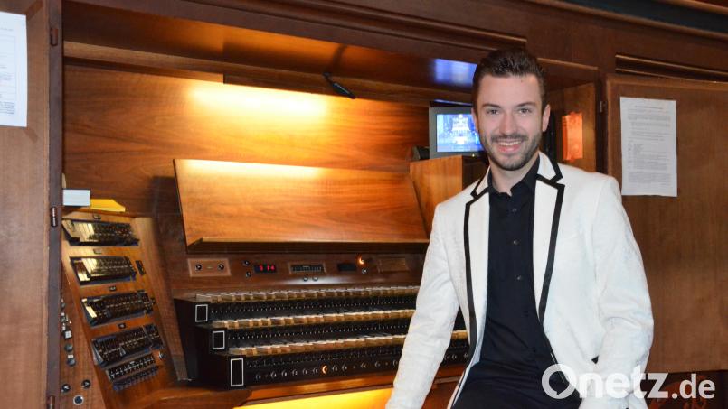 Lars Amann konzertiert in der Weidener Josefskirche. Bild: Kunz