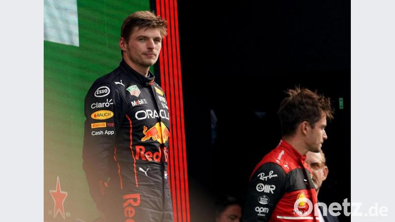 Auch in Zandvoort nicht zu schlagen: Sieger Max Verstappen (M) aus den Niederlanden. Bild: Hasan Bratic/dpa
