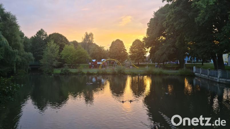Der Energiebedarf der Pumpe des Springbrunnens im Stadtweiher ist hoch. Nun wurde sie für den Winter abgebaut. Bild: sne