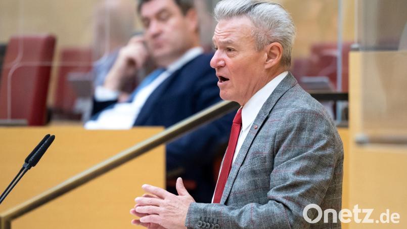 Horst Arnold, Fraktionsvorsitzender der bayerischen SPD, spricht im bayerischen Landtag. Archivbild: Sven Hoppe