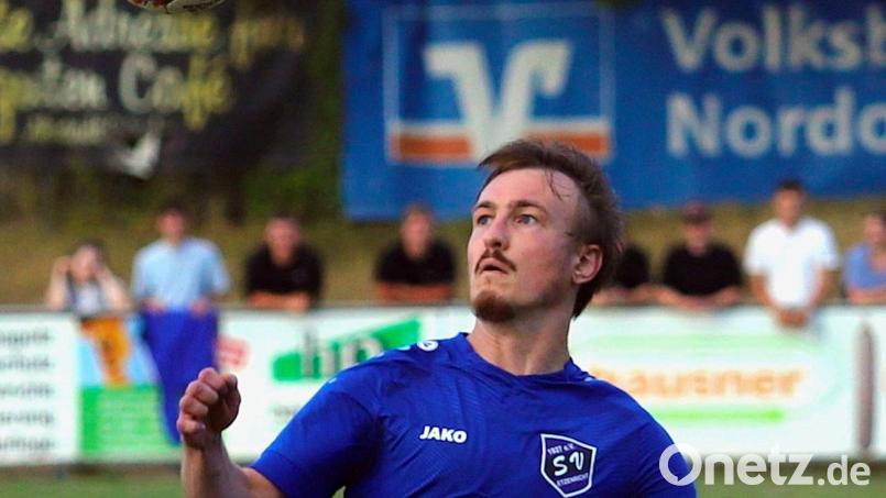 Etzenrichts Martin Pasieka war am Wochenende beim Heimspiel gegen den FC Ränkam nicht zu stoppen. Bild: war