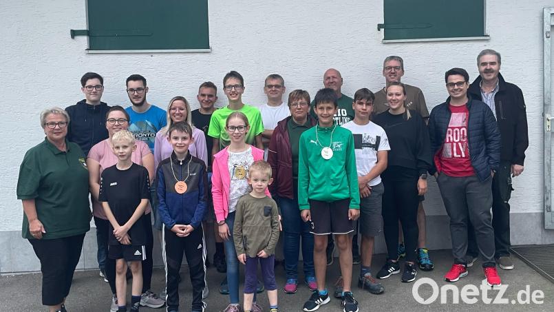 Die Sieger des Biathlons der Letzauer Edelweiß-Schützen. Bild: Schützengesellschaft Edelweiß/exb