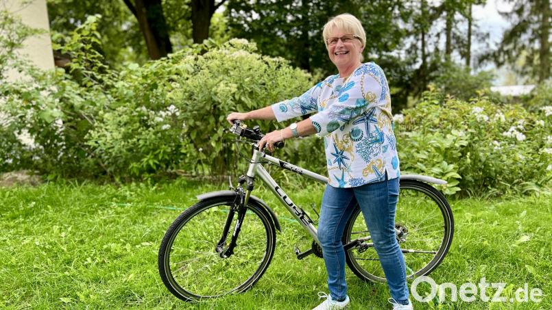 Angelika Meindl fährt gern Rad - und sie fährt nach wie vor „selbst“, sagt sie. Einen Motor am Rad braucht und will sie noch nicht. Bild: Eichl