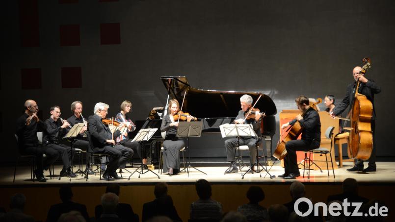 Das Linos Ensemble begeistert beim Auftakt der desjährigen Max-Reger-Tage die Gäste in der gleichnamigen Halle. Bild: bey
