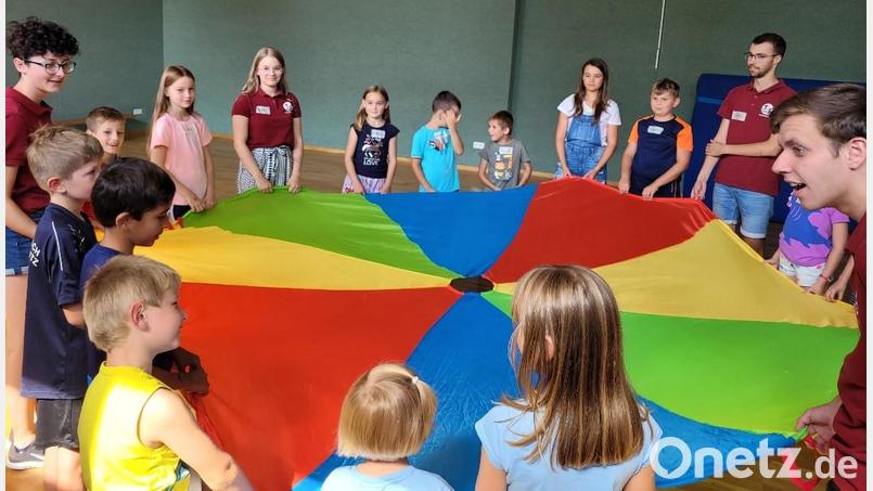 Die Spiele machten den Kindern großen Spaß. Bild: KLJB Gleiritsch/exb