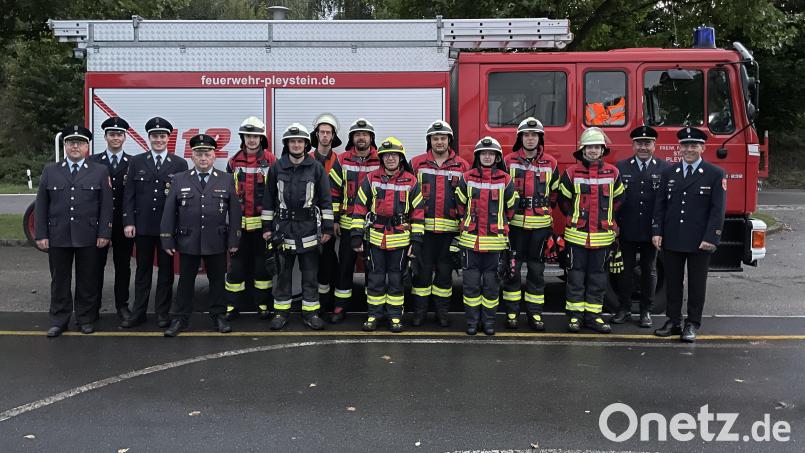 Die Truppe ist stolz auf die erbrachte Leistung. Bild: bey