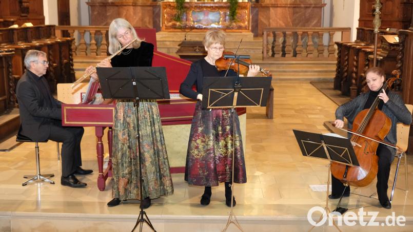 &quot;Pour votre plaisir - viel Vergüngen&quot; bereiteten die Bamberger Bachsolisten mit barockem Musizieren dem Speinsharter Publikum Bild: do