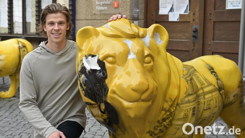 In der vergangenen Saison spielte Ryan Murphy noch für die Amberger Löwen, in der neuen Saison stürmt er für den ERSC-Ligakonkurrenten TSV Erding. Archivbild: ref