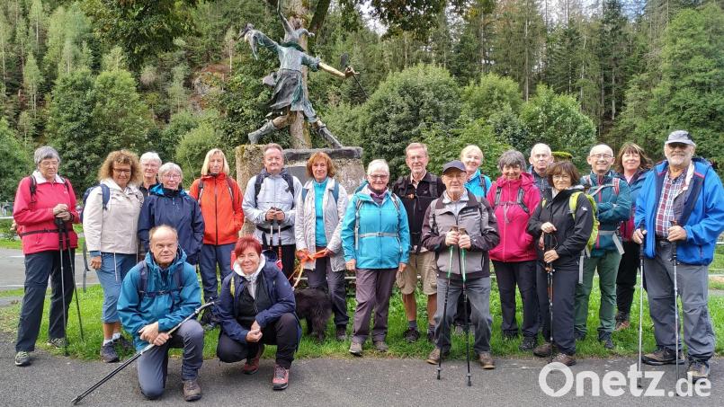 Der Fichtelgebirgsverein Waldershof war für eine Mehrtageswanderung im Frankenwald unterwegs. Bild: FGV Waldershof/exb