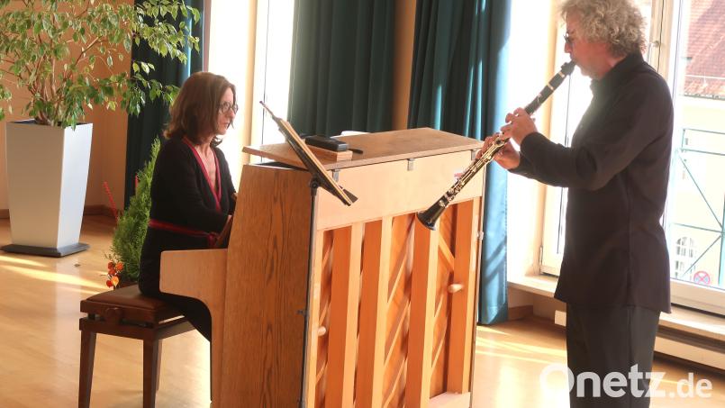 &quot;Musik am Nachmittag&quot; mit Manfred Lindner (Klarinette) und Barbara Anton (Klavier). Bild: Kunz