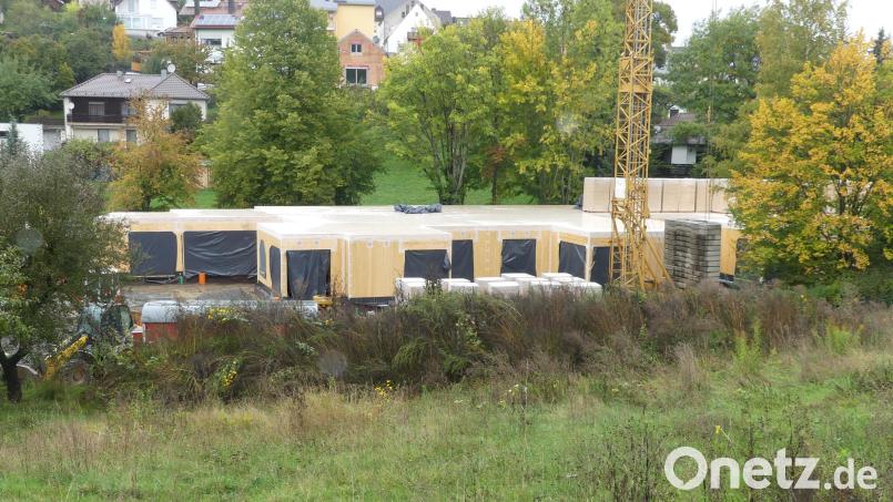 Der Neubau der Kinderkrippe erhält als erster Bereich der Kindertagesstätte eine Photovoltaikanlage. Bild: rn