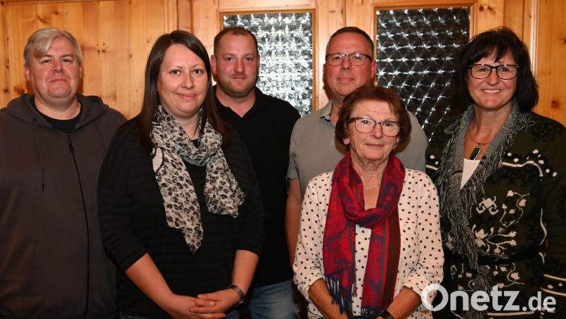 Der neue Vorstand des Verbands Wohneigentum Amberg Katharinenhöhe (von links) Paul Birner, Kerstin Birner, Christian Luber, Jakob Echinger, Erna Freimut und Angela Lehmeier. Bild: gf