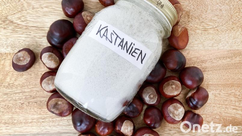 Wer frische Kastanien im Herbst sammelt und zu einem Sud verarbeitet, bekommt ein kostenloses, natürliches Waschmittel. Bild: Simone A. Mayer/dpa