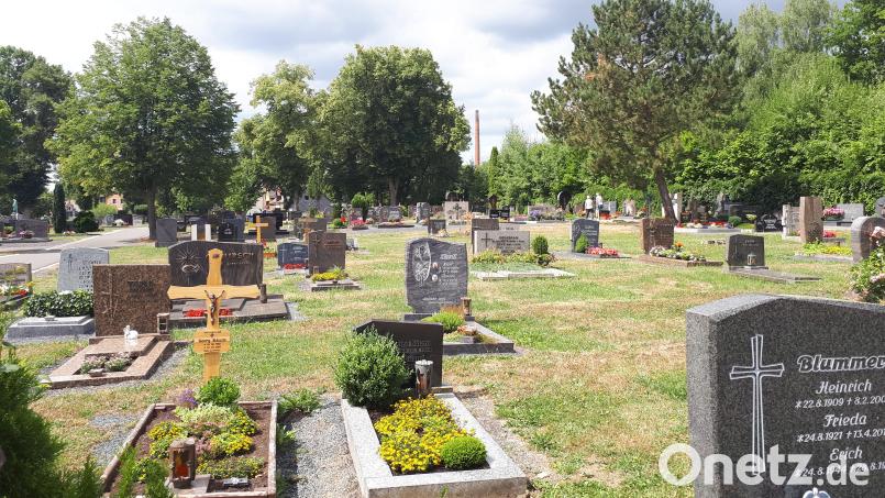 In den Reihen am Friedhof Waldsassen gibt es immer mehr Lücken. Dennoch soll die Anlage in ihrer kompletten Größe erhalten werden – auch als Ort für Besucher, um Ruhe zu finden. Bild: pz