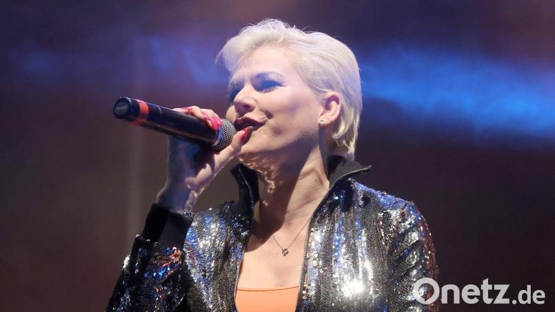 Melanie Müller bleibt in den Schlagzeilen. Bild: Bodo Schackow/dpa-Zentralbild/dpa