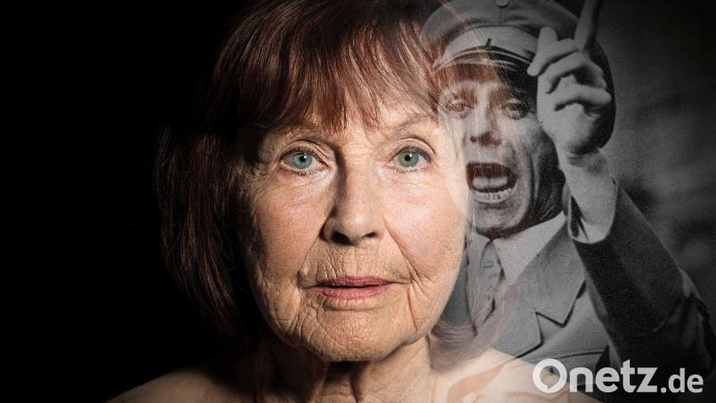 Brigitte Grothum. Im Hintergrund ist Reichs-Propaganda-Minister Joseph Goebbels zu erkennen. Bild: DERDEHMEL/Urbschat/exb