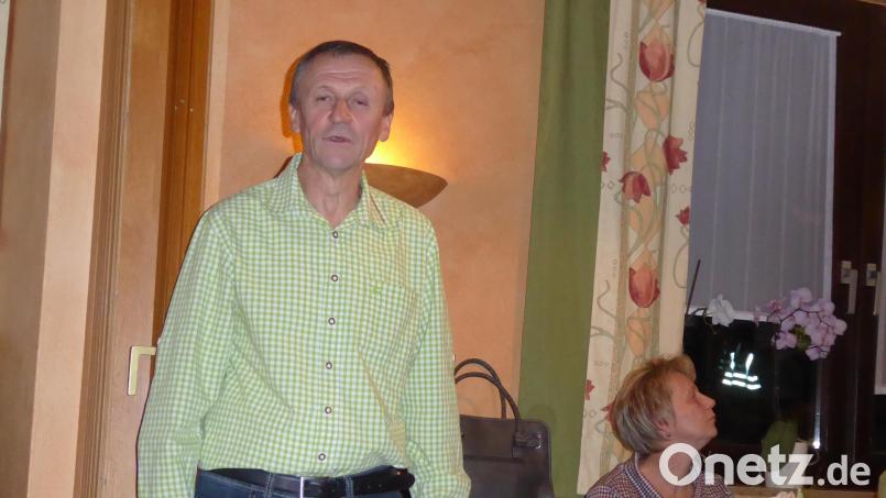 Vorstand Helmut Schönberger bei seinen Ausführungen. Bild: di