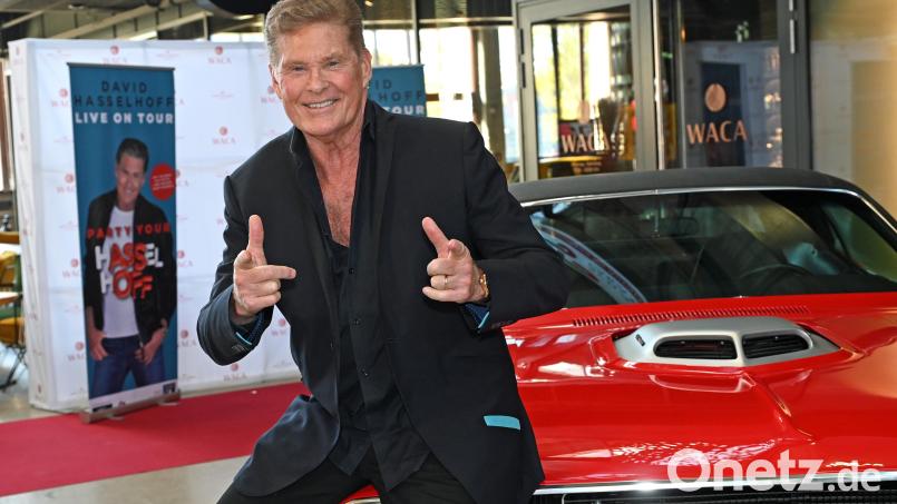 Sänger und Schauspieler David Hasselhoff (70) will 2023 auf Tournee gehen und mit seiner Musik für gute Laune sorgen. Bild: Ursula Düren