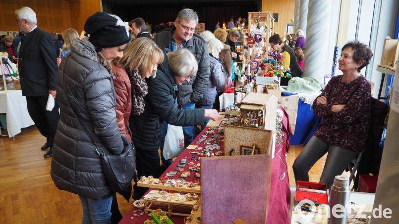 Am zweiten Novemberwochenende ist wieder Hobbykünstlermarkt in der Stadthalle. Archivbild: krb