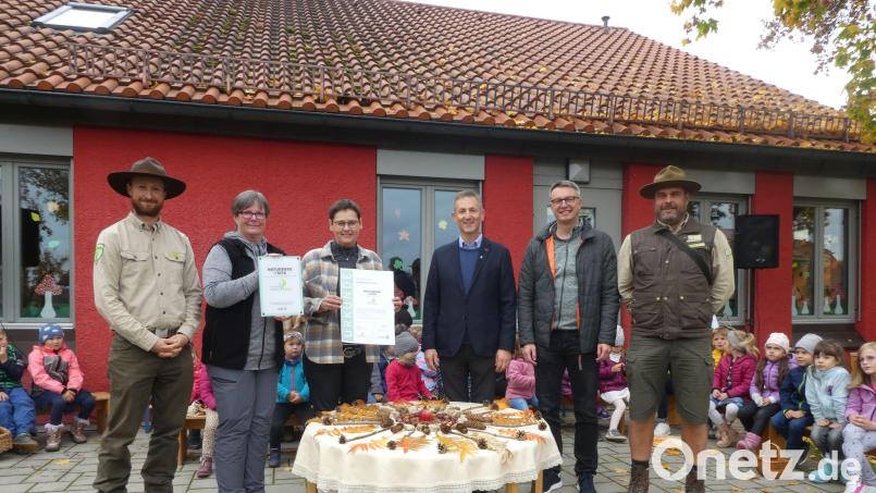 Kindergarten St. Vitus in Ursensollen ist nun Naturpark-Kita | Onetz