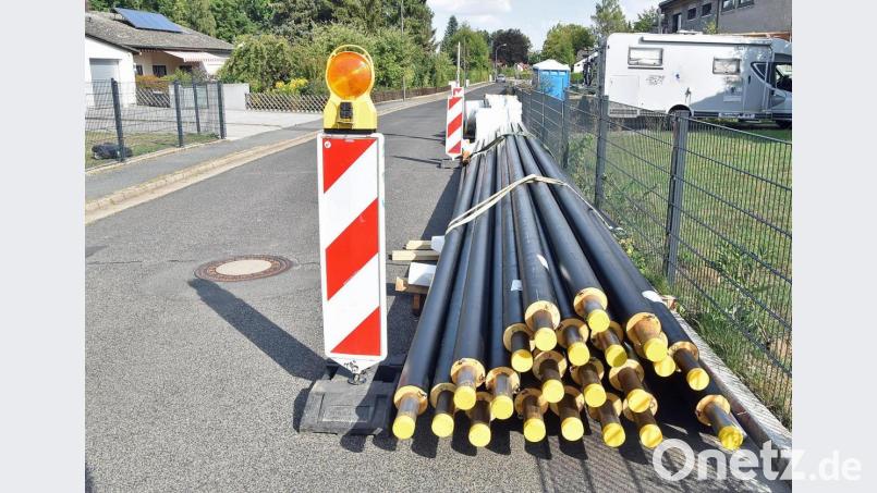 Auf der Pantzerhöhe wird das Fernwärmenetz der Firma Danpower um gute 200 Meter erweitert. Bild: Andreas Royer