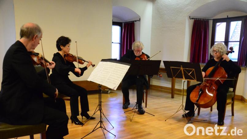 Das Quatuor Gatow spielt im Kulturzentrum Hans Bauer ein Gedenkkonzert. Bild: Kunz