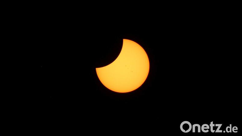 Eine partielle Sonnenfinsternis wird am 25. Oktober über der Oberpfalz zu sehen sein. Bild: Matthias Mändl/exb