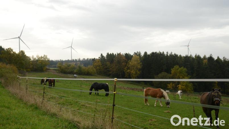 Hinter dem Ortsteil Glaubenwies sind auf dem Gebiet des Marktes Wernberg-Köblitz in der Vergangenheit drei Windkraftanlagen errichtet worden. Dort, auf der Flur des Marktes Luhe-Wildenau, könnten nach einstimmiger Entscheidung des Marktgemeinderates Luhe-Wlldenau weitere Windkraftanlagen gebaut werden. Bild: bey