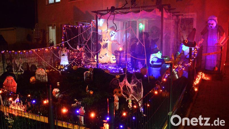 Halloween im Vorgarten. Bild: Kunz