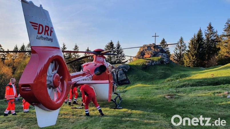 Im Oktober stürzte eine 78-Jährige am Wildstein. Unter anderem die Bergwacht war mit im Einsatz. Bild: Dieter Güll/exb