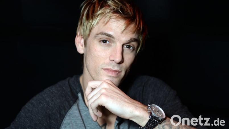 Der US-Sänger Aaron Carter. Bild: Britta Pedersen/dpa