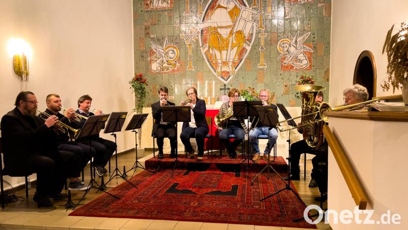 Der Posaunenchor spielte zum Reformationsfest. Bild: Werner Gentzwein/exb