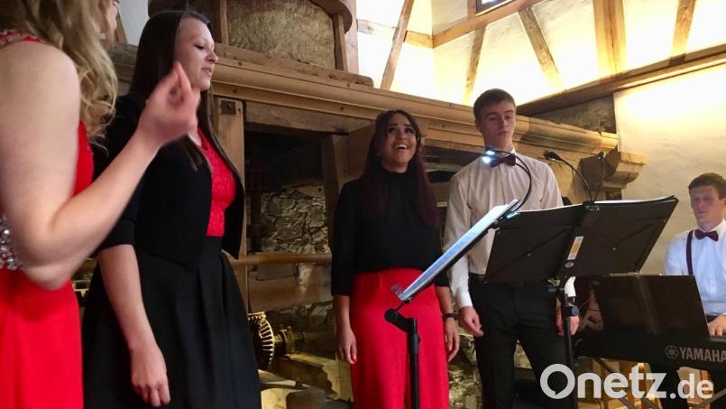 Das Ensemble Horising beim italienischen Abend in der Molzmühle Bild: gri