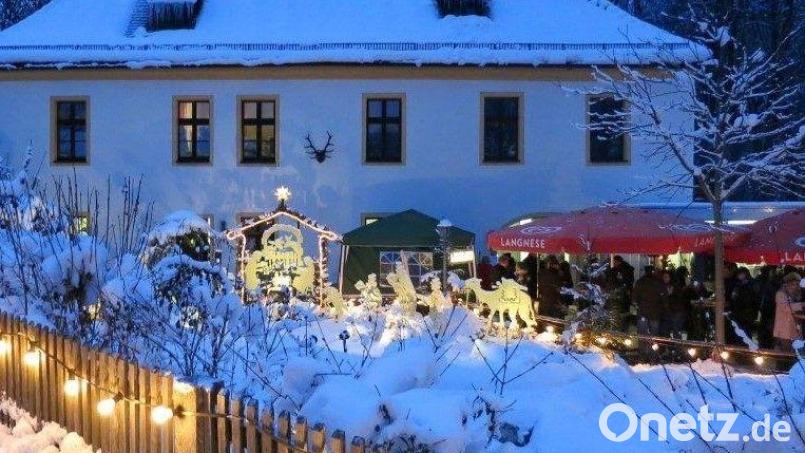 Der forstliche Weihnachtsmarkt am Mariahilfberg findet wieder statt. Archivbild: Hans-Georg Schrüfer/exb