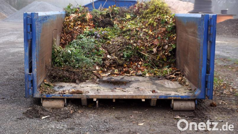 Von den beschlossenen Gebührenerhöhungen bleibt die Entsorgung von Grüngut über den Bauhof unberührt. Bild: bkr