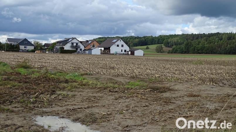 Die Gemeinde Fensterbach hat von einem Privatmann ein mehrere Hektar großes Grundstück am östlichen Dorfrand von Knölling gekauft. Nun soll dort ein Baugebiet entstehen. In der Bürgerversammlung wurde geschildert, dass dazu intensive Vorbereitungen laufen. Bild: Houschka