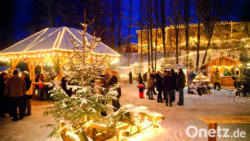 Der Weihnachtsmarkt auf Schloss Guteneck. Bild: Schloss Guteneck