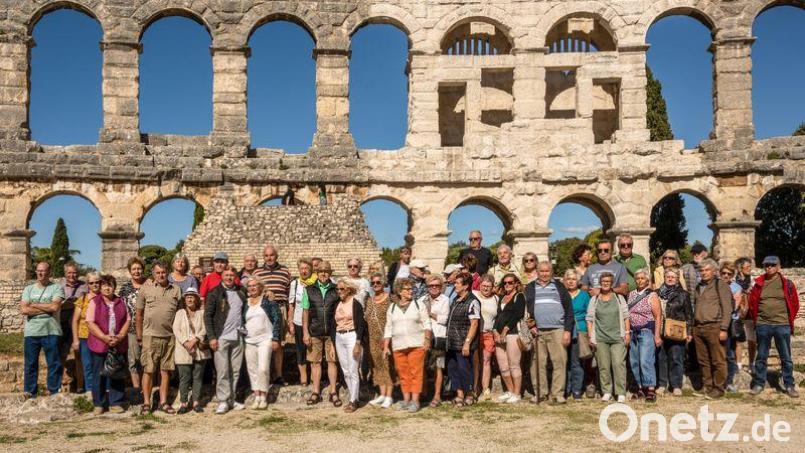 Das Amphitheater von Pula war nur ein Stopp der Reisefreunde Kaltenbrunn, die gemeinsam mit den Pressather Sängern eine Reise durch Istrien genossen. Bild: bk