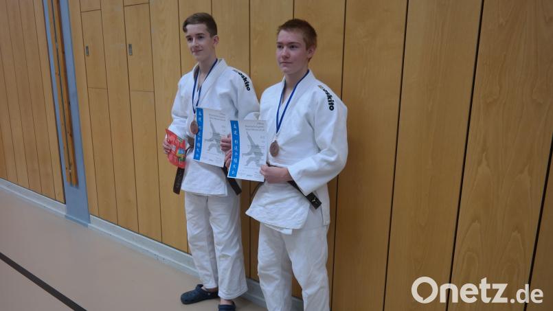 Bronze gab es für Nicolas Nagelschmidt (links) und Simon Nicola. Bild: shu