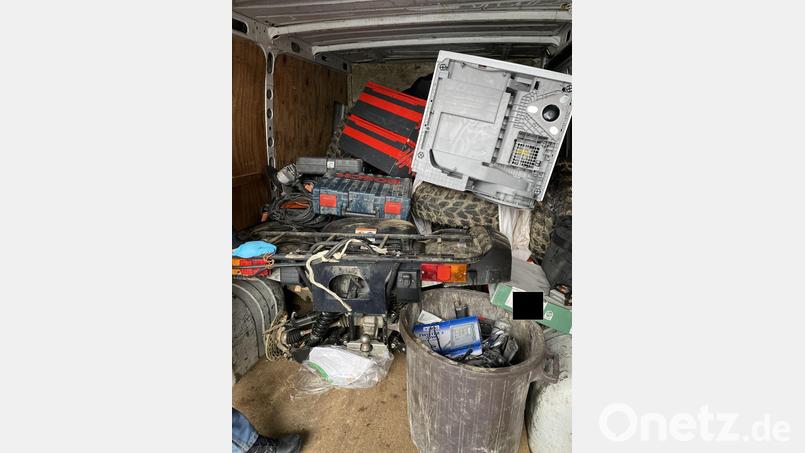 Diebesgut aus Frankreich sichergestellt. Bild: GPI Waidhaus