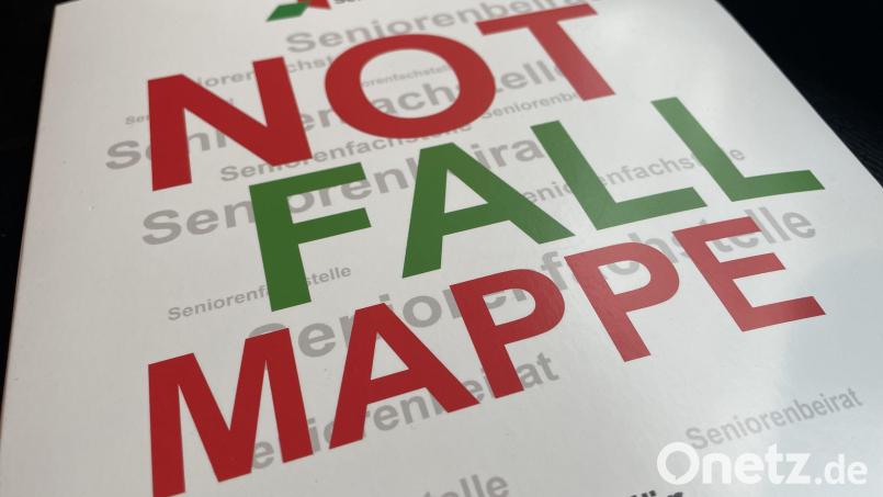 Im Seniorenbeirat wurde vor Kurzem die neue Notfallmappe für Bürger der Stadt Weiden vorgestellt. Wichtig sind die Dokumente aber nicht nur für ältere Bürger. Bild: kmo