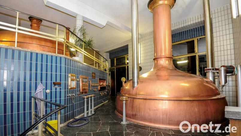 Der Sudkessel der Schlossbrauerei Friedenfels. Wie lange gebraut wird, steht noch nicht fest. Die Schließung ist für das Frühjahr 2023 angekündigt. Archivbild: sds