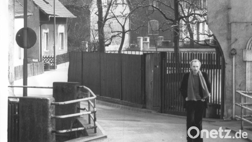 Hat seine Verbindungen zu Sulzbach-Rosenberg gepflegt: Walter Höllerer 1977 vor der Maxhütte. Bild: Rudi Meisel / Literaturarchiv