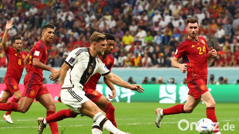 Joker Niclas Füllkrug rettete der deutschen Nationalmannschaft bei der WM in Katar mit seinem Treffer ein Remis gegen Spanien. Bild: Christian Charisius/dpa