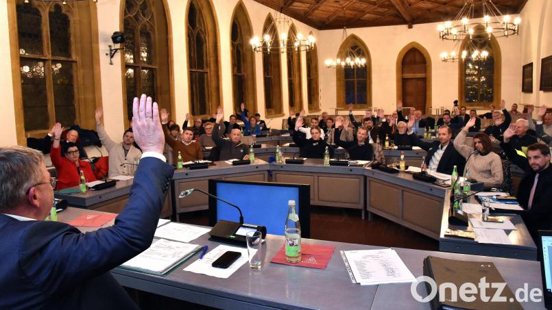 Die Haushaltssitzung des Amberger Stadtrates. Bild: Stephan Huber