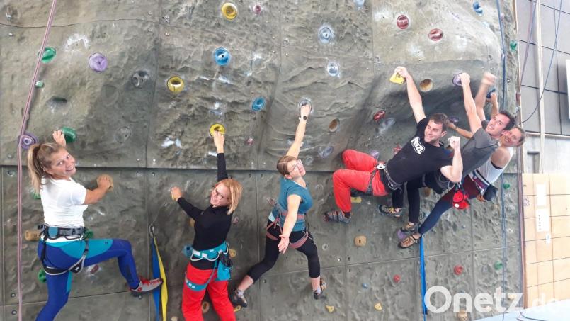 Indoor-Kletterkurse sind attraktive Angebote für die Mitglieder im DAV Weiden. Bild: fz