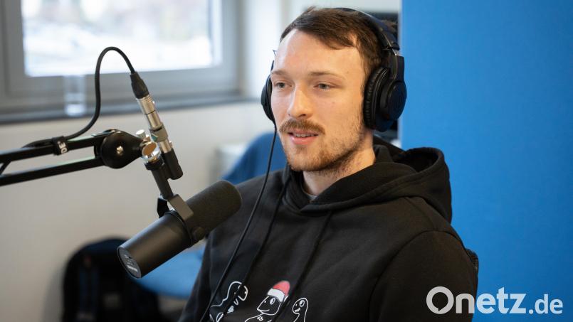 Neuzugang Robert Hechtl blickte im Blue-Devils-Podcast &quot;Powerplay&quot; auf den DEL-2-Aufstieg mit den Selber Wölfen vor rund eineinhalb Jahren zurück. Bild: Marina Gube