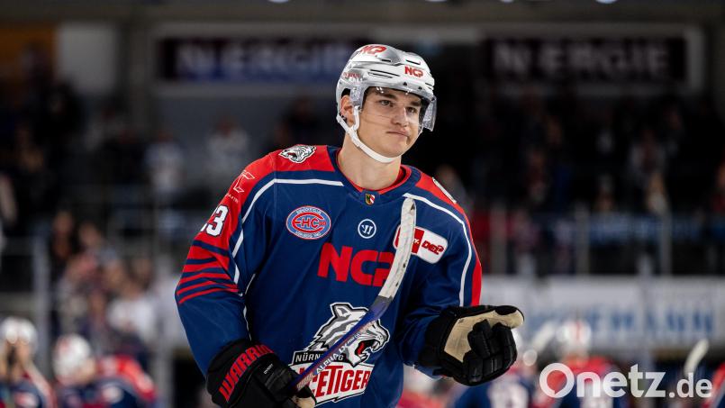 Lukas Ribarik vom neuen Kooperationspartner Nürnberg Ice Tigers ist ab sofort für die Blue Devils Weiden spielberechtigt. Der 21-jährige Stürmer wurde vom DEL-Club mit einer Förderlizenz für den Spitzenreiter der Oberliga Süd ausgestattet. Bild: Thomas Hahn